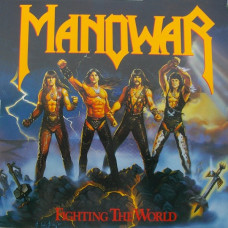 Manowar ‎– Fighting The World Цветной винил!