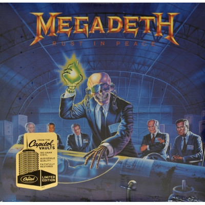 Megadeth ‎– Rust In Peace LP 2008 Reissue 0077779193516