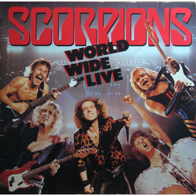 Scorpions ‎–  World Wide Live 2LP  UK  SCORP 1