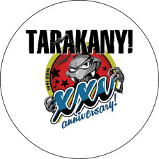 Значок Тараканы! белый XXV anniversary