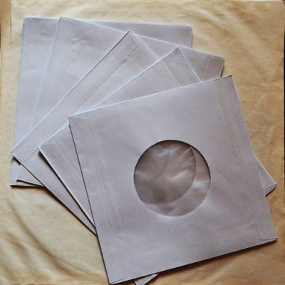 Конверты внутренние для 7-ми дюймовых пластинок (10 штук) конверты
