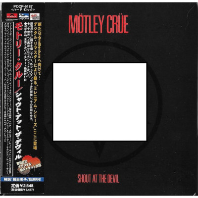 CD Motley Crue - Shout At The Devil - JAPAN! Mini-Vinyl version, Bonus Tracks! POCP-9187
