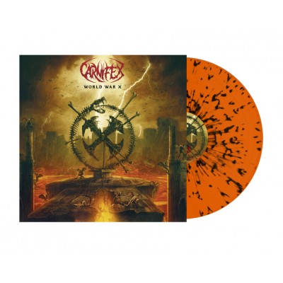 Carnifex ‎– World War X LP Orange Black Splatter Ltd Ed 500 copies 727361505882