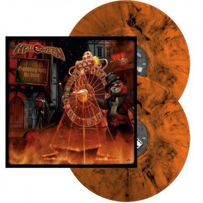 Helloween ‎– Gambling With The Devil 2LP Gatefold Orange Black Marbled Vinyl Ltd Ed 300 copies 727361487881