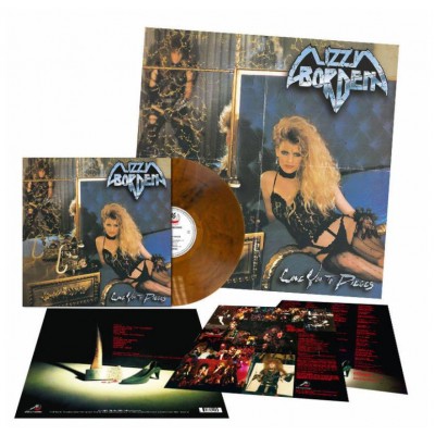 Lizzy Borden - Love You To Pieces LP Golden Brown Marbled Ltd Ed 300 copies 039841408911
