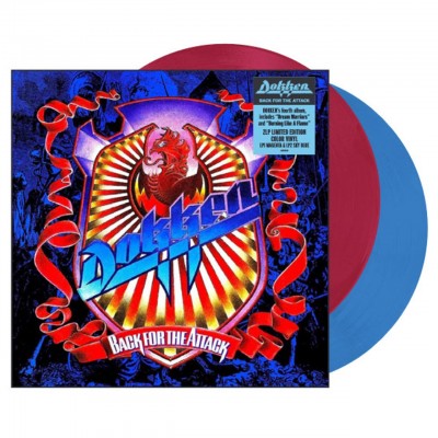 Dokken - Back For The Attack 2LP Прозрачно-пурпурный и небесно-синий винил Предзаказ