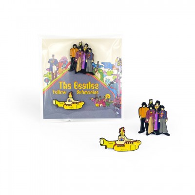 Значок The Beatles - Yellow Submarine 2 пина в наборе