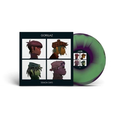 Виниловая пластинка Gorillaz - Demon Days (Half-Speed) LP Зелёно-фиолетово-красный винил Предзаказ