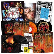 Slayer - Hell Awaits 3LP 40th Anniversary Делюкс бокс сет 3LP + 60-стр книга + слипмат + 2 постера + 2 флаера + копия билета + копия бейджа Предзаказ
