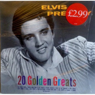 Elvis Presley – 20 Golden Greats LP 1988 UK PFP1009