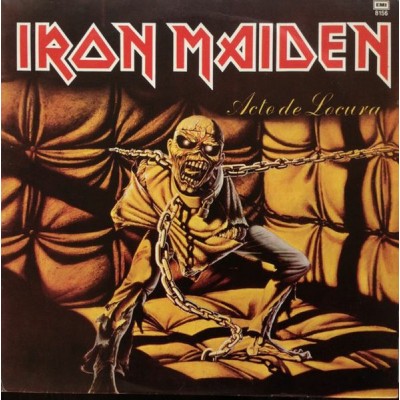 Iron Maiden - Acto De Lacura (Piece Of Mind) LP 1983 Argentina Rare EMI 8156 EMI 8156