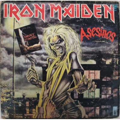 Iron Maiden - Asesinos (KIllers) LP 1981 Argentina Rare 5064 (51 1074501) 5064 (51 1074501)