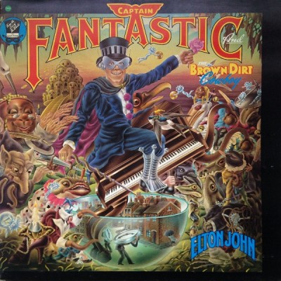 Elton John - Captain Fantastic and The Brown Dirt Cowboy LP 1975 The Netherlands Gatefold + 2 x 16 стр. буклета DJLPX 1 DJLPX 1