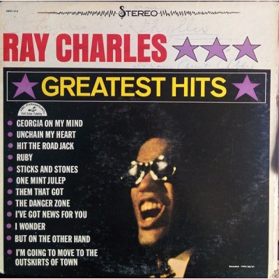 Ray Charles - Greatest Hits LP US 1962 ABCS-415