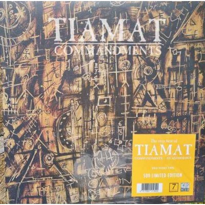 Tiamat - Commandments - An Anthology The Very Best Of Tiamat 2LP Ltd Ed 500 copies Gold Vinyl 0617669419502