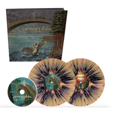 Виниловая пластинка Amorphis - Borderland 2LP+CD Earbook Dancing Shadow vinyl  Абрикосово-чёрно-фиолетовый винил