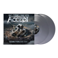 Виниловая пластинка Accept - Teutonic Titans 1976-2026 2LP серебряный винил Предзаказ 