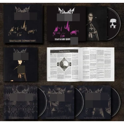 Mayhem – De Mysteriis Dom Sathanas 4CD Deluxe CD Box Set 25th Anniversary + 96-стр книга