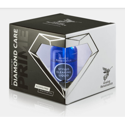 Набор для чистки иглы звукоснимателя проигрывателя винила Stylus Cleaning Liquid Prime: жидкость (12 мл), щёточка и кисточка Analog Renaissance