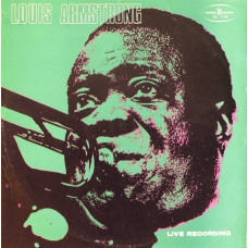 Louis Armstrong - Live Recording LP 1974 Poland чёрный винил
