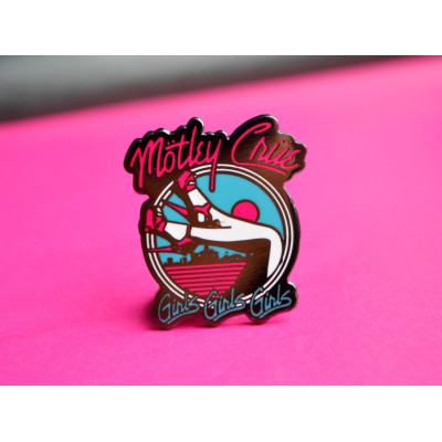 Пин - Mötley Crüe (Girls, Girls, Girls) значок Пин - Mötley Crüe (Girls, Girls, Girls) значок