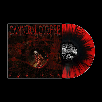 Cannibal Corpse - Torture LP Ltd Ed 300 шт. Кроваво-красный с чёрными брызгами винил Тираж распродан, последний экземпляр