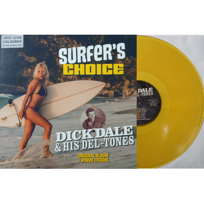 Виниловая пластинка Dick Dale & His Del-Tones – Surfers Choice LP жёлтый винил Тираж распродан, последний экземпляр