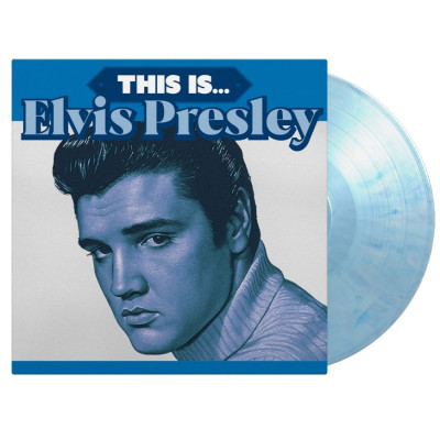Виниловая пластинка Elvis Presley - This Is… LP Белый с лилово-голубым дымком винил