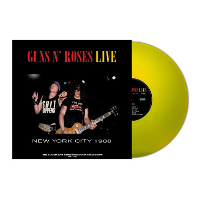 Guns N Roses - Live, New York City 1988 LP Yellow Vinyl Жёлтый винил