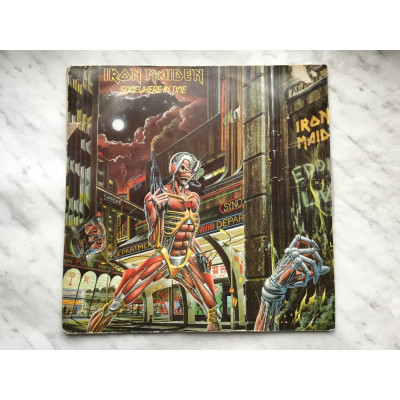 Iron Maiden - Somewhere In Time LP 1986 India (красные лейблы)