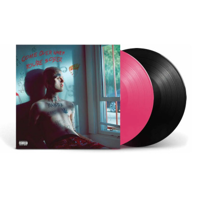 Виниловая пластинка Lil Peep - Come Over When You're Sober, Pt. 1 & Pt. 2  2LP розовый и чёрный винил