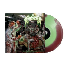 Mortician — Re-Animated Dead Flesh LP Ltd Ed 100 шт. Красный с зелёным винил