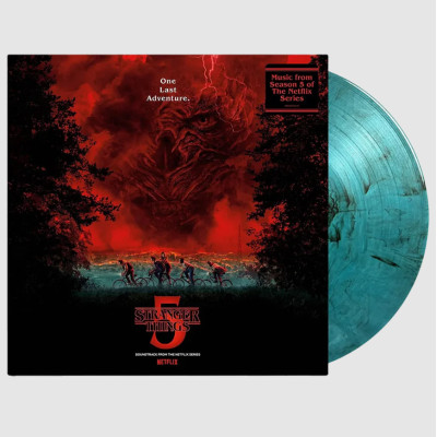 Виниловая пластинка OST - Stranger Things 5 Original Soundtrack LP Синий морской с дымком винил