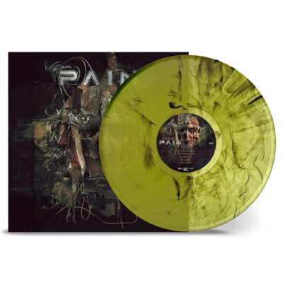 Виниловая пластинка Pain - I Am LP Жёлто-зелёный прозрачный с чёрным дымком винил