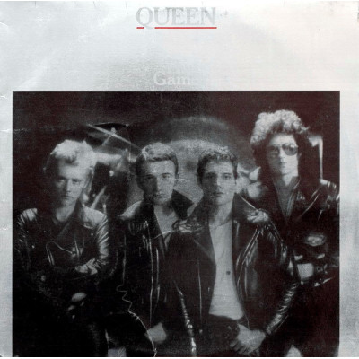 Queen - The Game LP 1980 India Обложка с серебряным фольгированием + вкладка чёрный винил EMA 795