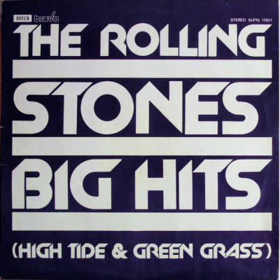 The Rolling Stones - Big Hits - High Tide And Green Grass LP 1983 чёрный винил