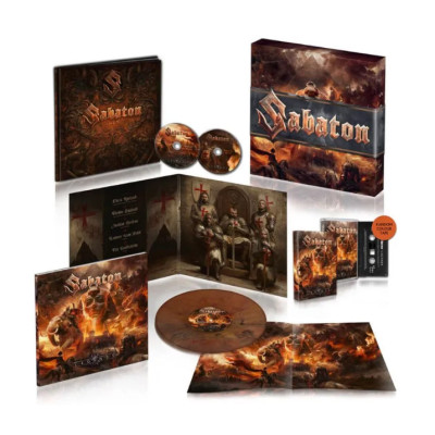 Sabaton - Legends Deluxe Box Set Ltd Ed 2000 шт. 2CD Earbook + LP Золотой с чёрными разводами винил + Постер + Кассета Предзаказ