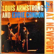 Louis Armstrong And Eddie Condon – At Newport LP 1956 US