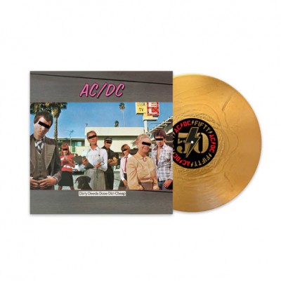 AC/DC - Dirty Deeds Done Dirt Cheap LP Ltd Ed Gold Vinyl 50th Anniversary Предзаказ -