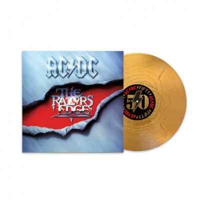 AC/DC - The Razors Edge LP Ltd Ed Gold Vinyl 50th Anniversary
