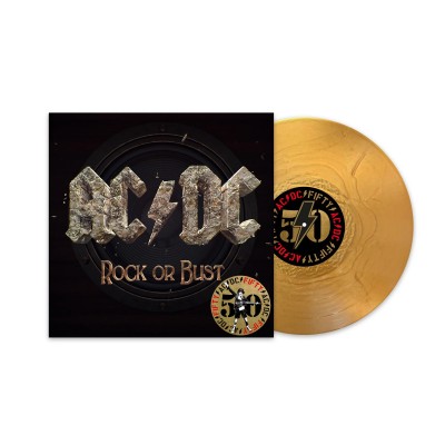 AC/DC - Rock Or Bust LP Ltd Ed Gold Vinyl 50th Anniversary Предзаказ