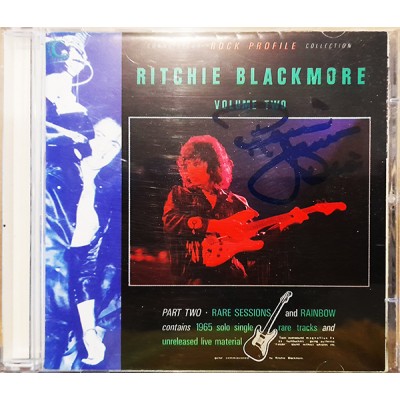 CD - Ritchie Blackmore – Connoisseur Rock Profile Collection Volume Two UK Original с Автографами Ronnie James Dio и Tony Carey! 5015773911908