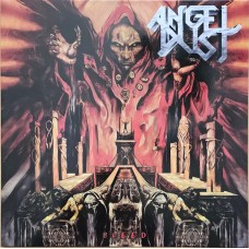 Angel Dust — Bleed LP Ltd Ed 250 шт. Оранжевый с зелёными и жёлтыми брызгами