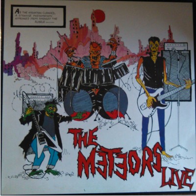 The Meteors - Live LP - DOJO LP 4