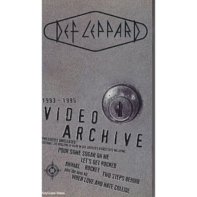 VHS - Def Leppard – Video Archives - Japan, Original + 5 значков! 4988005174840