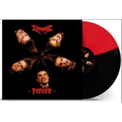 Dismember- Pieces LP Ltd Ed Red Black Split Vinyl 4065629691813