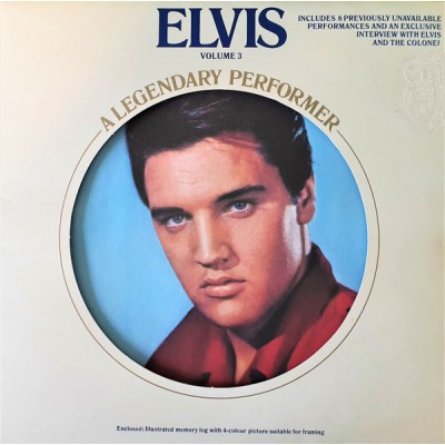 Elvis Presley – A Legendary Performer - Volume 3  LP Portugal - PL 13082