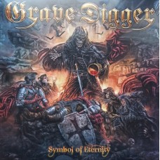 Grave Digger - Symbol Of Eternity LP Жёлтый с красными, золотыми и белыми брызгами винил