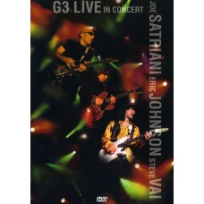DVD - G3 - Joe Satriani, Eric Johnson, Steve Vai - G3 Live In Concert - c автографом Joe Satriani