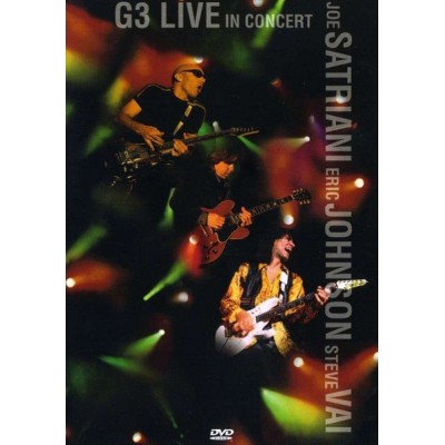 DVD - G3 - Joe Satriani, Eric Johnson, Steve Vai - G3 Live In Concert - c автографом Joe Satriani 50157 9